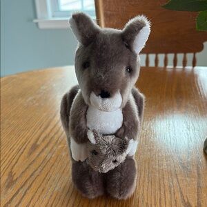 American Girl Brown and White Stuffed Kangaroo